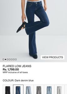 Flared Low Jeans