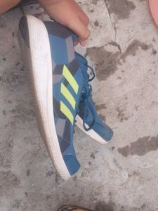 Adidas Blue Running Shoes