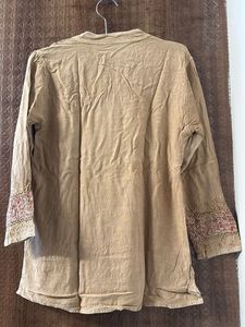 Floral Embroidered Pant Set