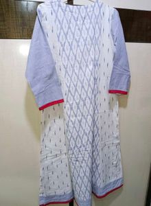 Ikat Print Kurta