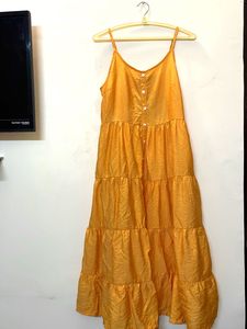 New Yellow Maxi Dress