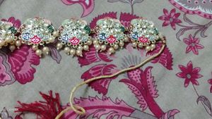 Kundan & Pearl Hair Accessory