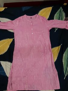 Pink Striped Tunic Top
