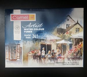 ORIGINAL CAMEL-ARTIST WATER COLOUR TUBES(24 SHADE)