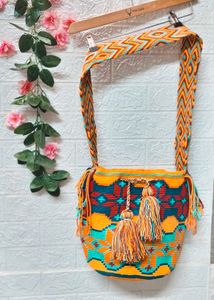 🎁Buy Two Get One Free🎁Colorful Handwoven Handbag
