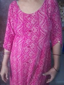 Pink Paisley Dress