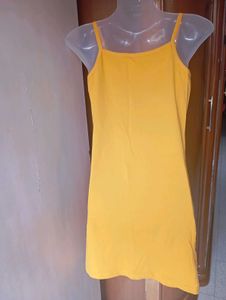Yellow Adidas Dress