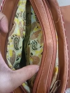 A Cloth Fabric Sling Bag