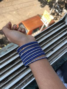 Velvet Zircon Bangle Set💙