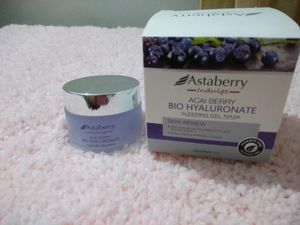 Skingenie Sunscreen &amp; Astaberry ACAI BERRY BIO HYALURONATE Sleeping Gel Mask &amp; Night Cream