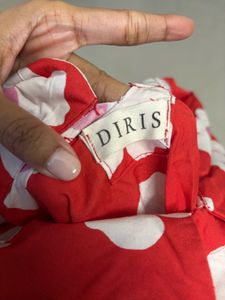 Red Floral Mini Dress