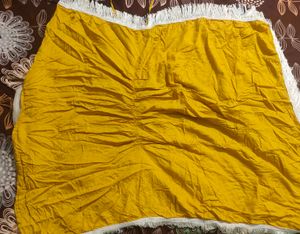 Yellow Fringe Cover-Up