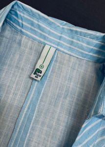 Newme Striped Lace Trim Top32-34