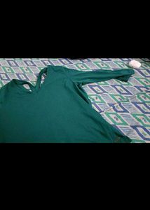 Stylish Teal V-Neck Top