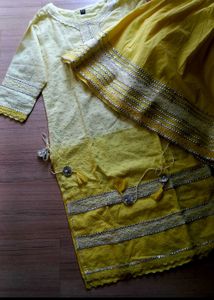 Pure Cotton Sharara Set Very Beautiful