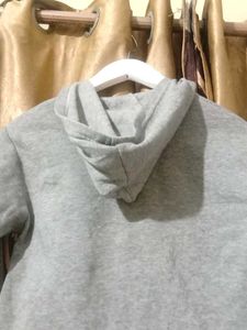 Boys Grey Sports Hoodie