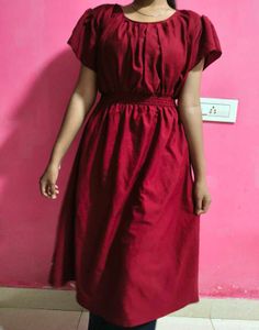 Rust Red Dress