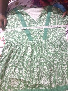 Zudio Mehendi Green Dress