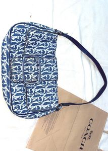 MANGO Y2K Denim Handbag