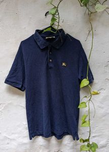 Burberry Navy Polo Shirt