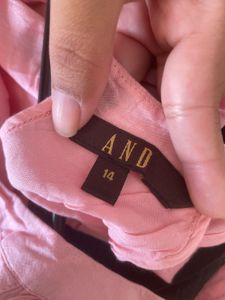 Pink Sleeveless Button-Down Tank Top