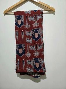 Elephant Print Tiered Midi Dress