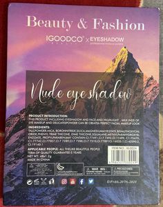 Nude and glitter Eyeshadow Palette