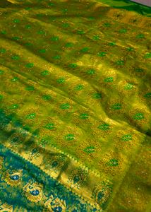Wedding  Banarasi Silk Beautiful Colour Saree