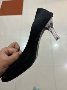 Black Velvet Heels