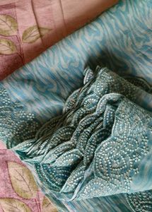 Skyblue  New Saree