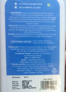 2 % Niacinamide Derma Co Oily Skin Cleanser