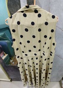 GAP Polka Dot Dress Sleeveless With Pocket