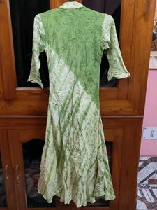 Beautiful Green Coloured Ethnic Gown