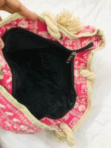 Elephant Print Tote Bag