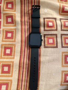 Fastrack Black Smart Watch With Charger And Box