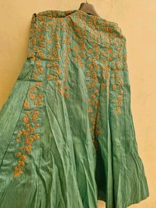 Elegant Blue &amp; Green Lehenga Choli
