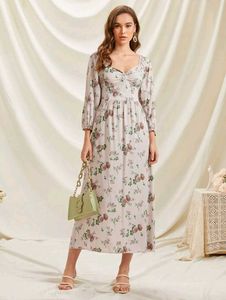 URBANIC Floral Midi Dress