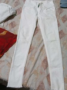 White Denim Jeans