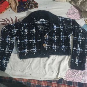 Tweed Cropped Cardigan