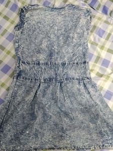 Acid Wash Denim Dress