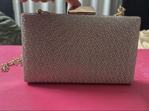 Lavie Gold Clutch with chain