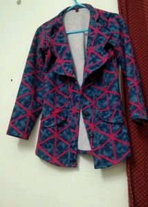 Patterned Women&#39;s Blazer.