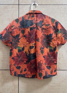 Floral Print Short Sleeve Shirt