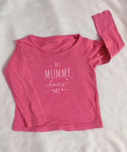Cute Baby Pink GirlsTop