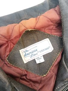 Vintage Leather Bomber Jacket