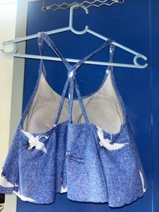 Crane Print Tank Top