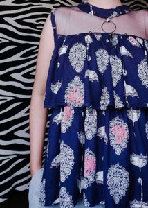 Tiered Print Tank Top