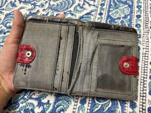 Red Leather Wallet For Women ❤️