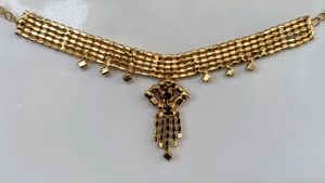 Black &amp; Gold Jwellery Set