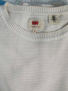 Levi's Striped Sleeve Sweater